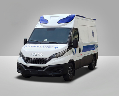 Nuevo ambulance diario de techo alto (diesel)