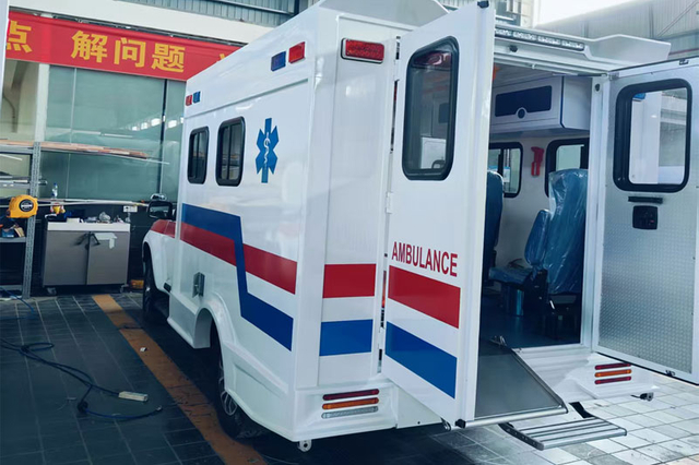 Ambulancia de monitoreo de recogida