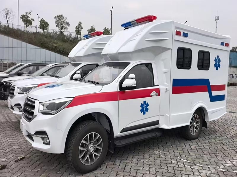 Ambulancia de monitoreo de recogida 4x4