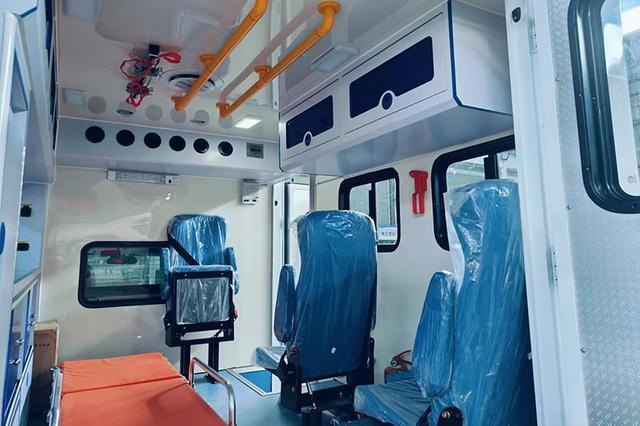 Ambulancia de monitoreo de recogida